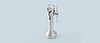 GRAS AL0013 1/4" Microphone Holder, Stainless Steel Accessories