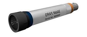 Figure 2. RA357 random incidence corrector placed on GRAS 146AE microphone set.